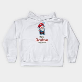 Merry Christmas And Happy New Year Kids Hoodie